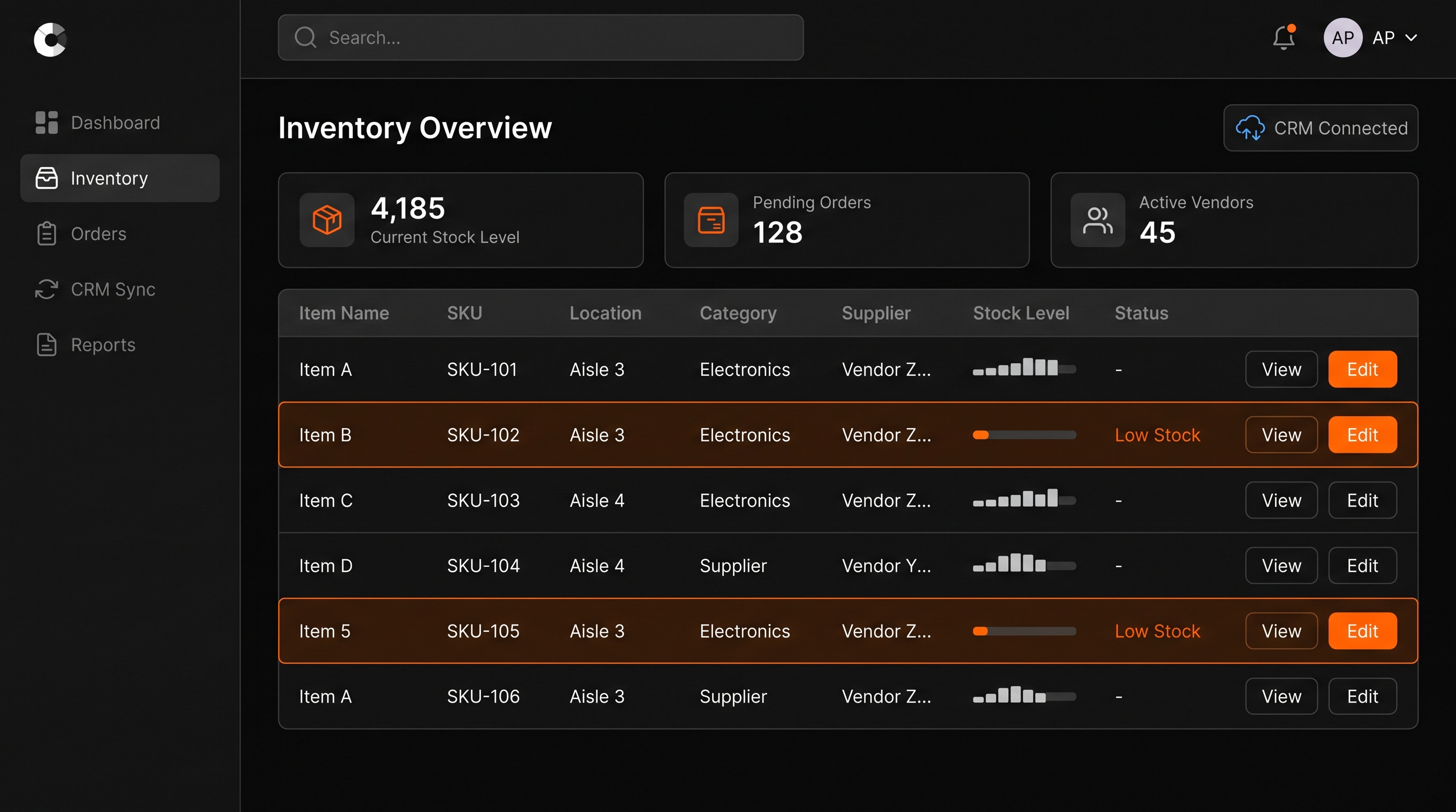 Procurement & Inventory Management Modules product screenshot